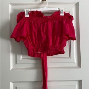 off the shoulder top